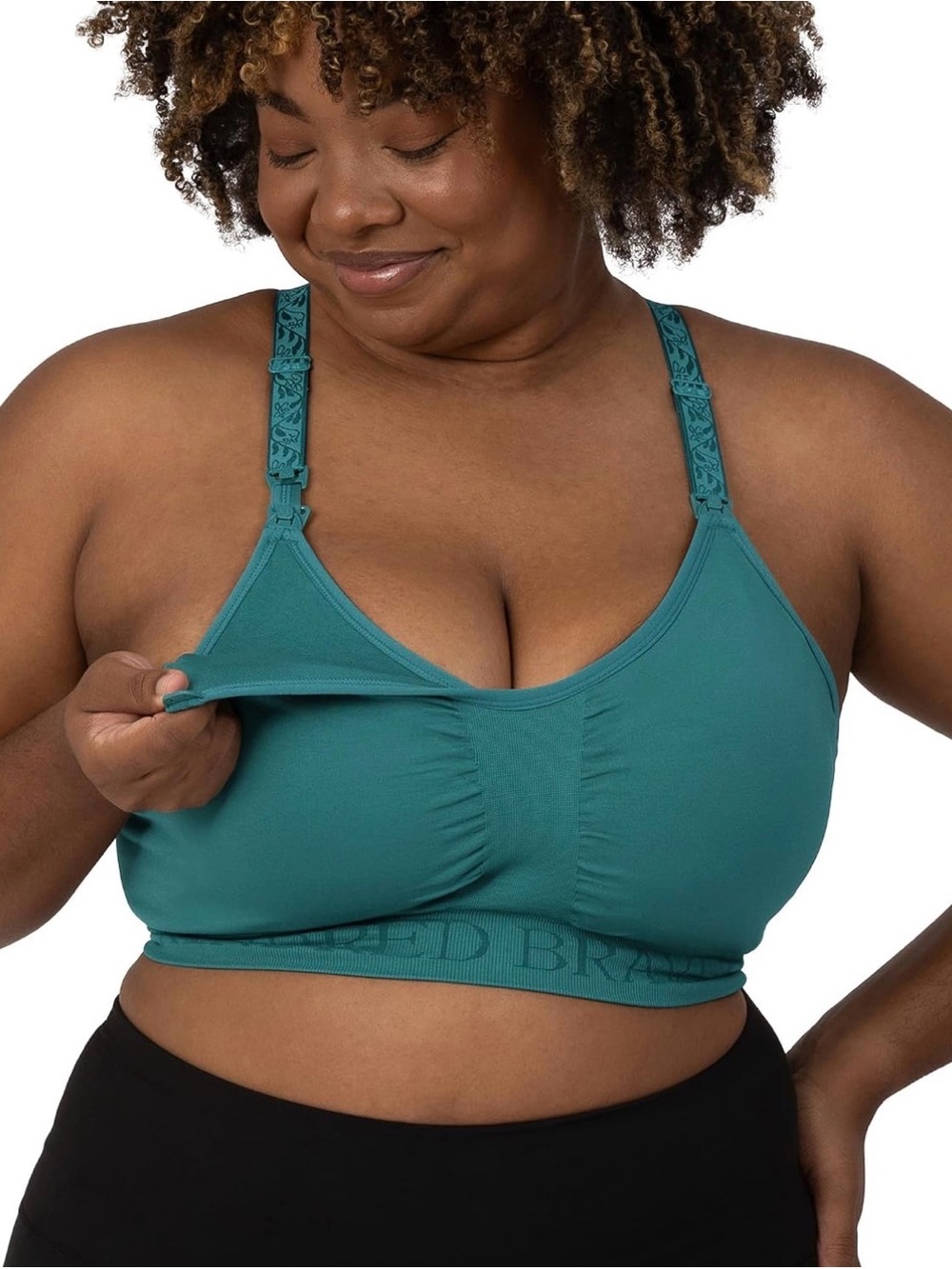 Kindred Bravely Sublime Sports Nursing and Pumping Bra - Teal/Small Busty